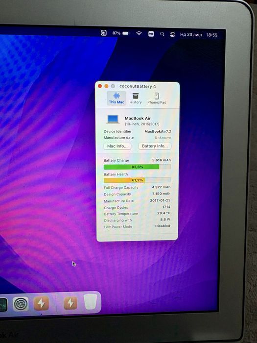 MacBook Air 13 2015 (б/у)