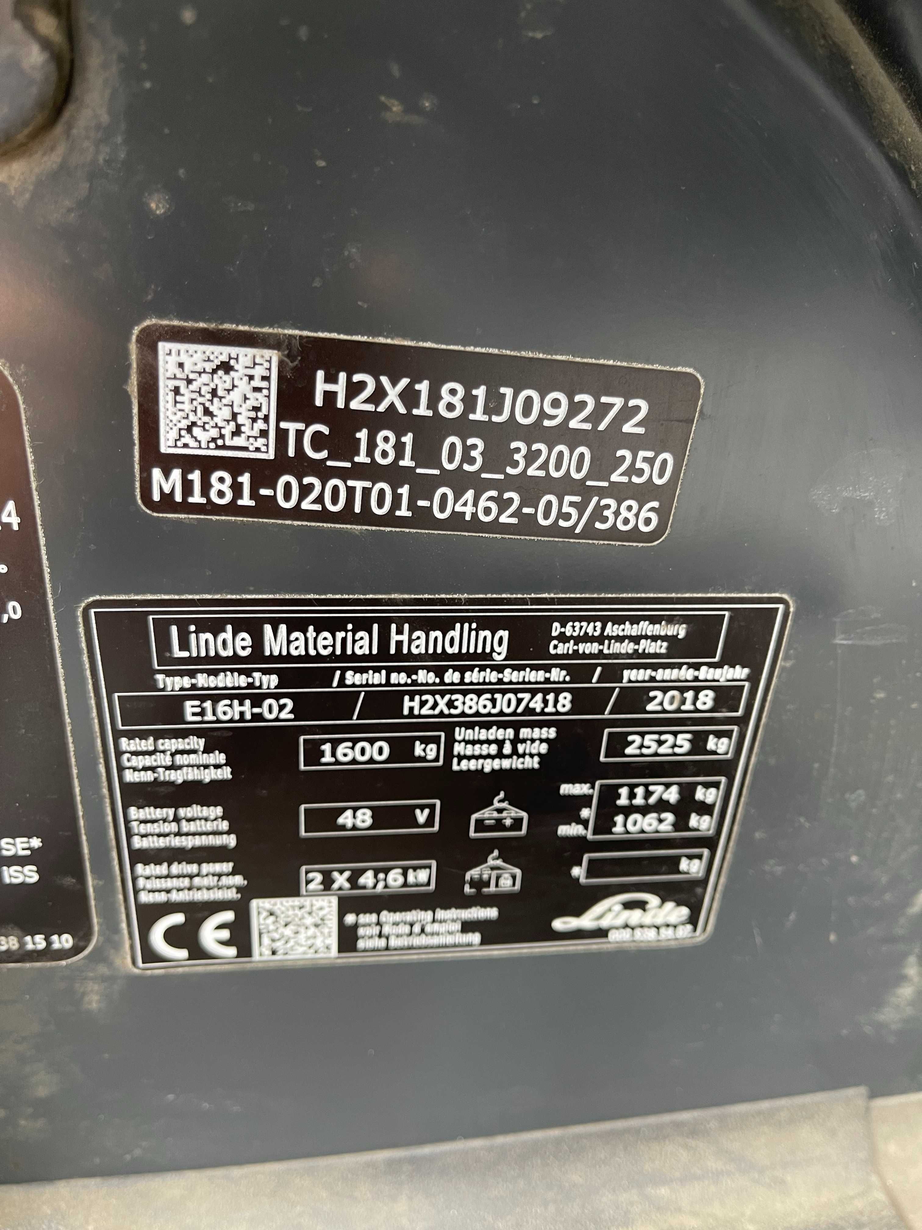 Wózek Elektryk  Linde E14  jak nowy