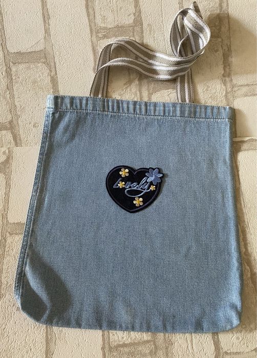 Сумка- шопер лен