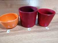 Doniczki ceramiczne.