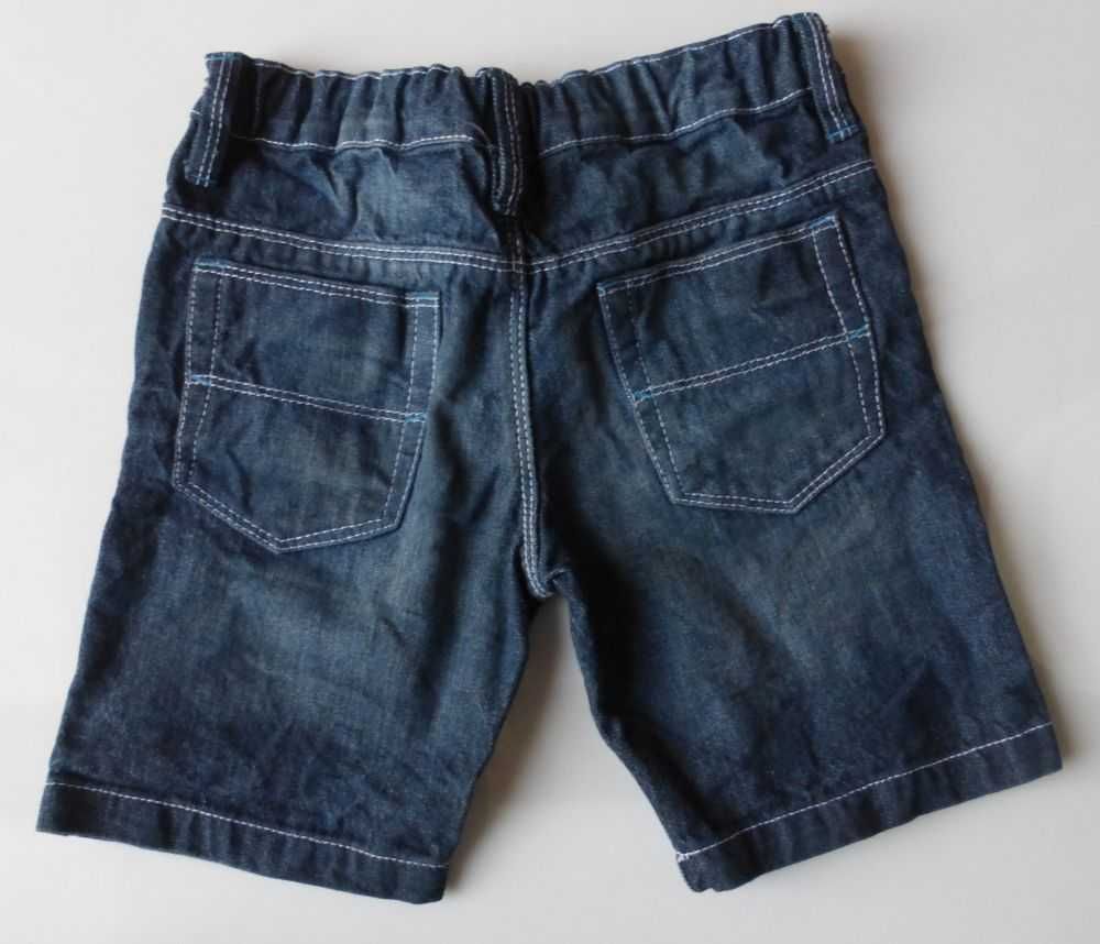 Krótkie spodenki dla chłopca na lato jeansowe jeans PEP&CO 104 110