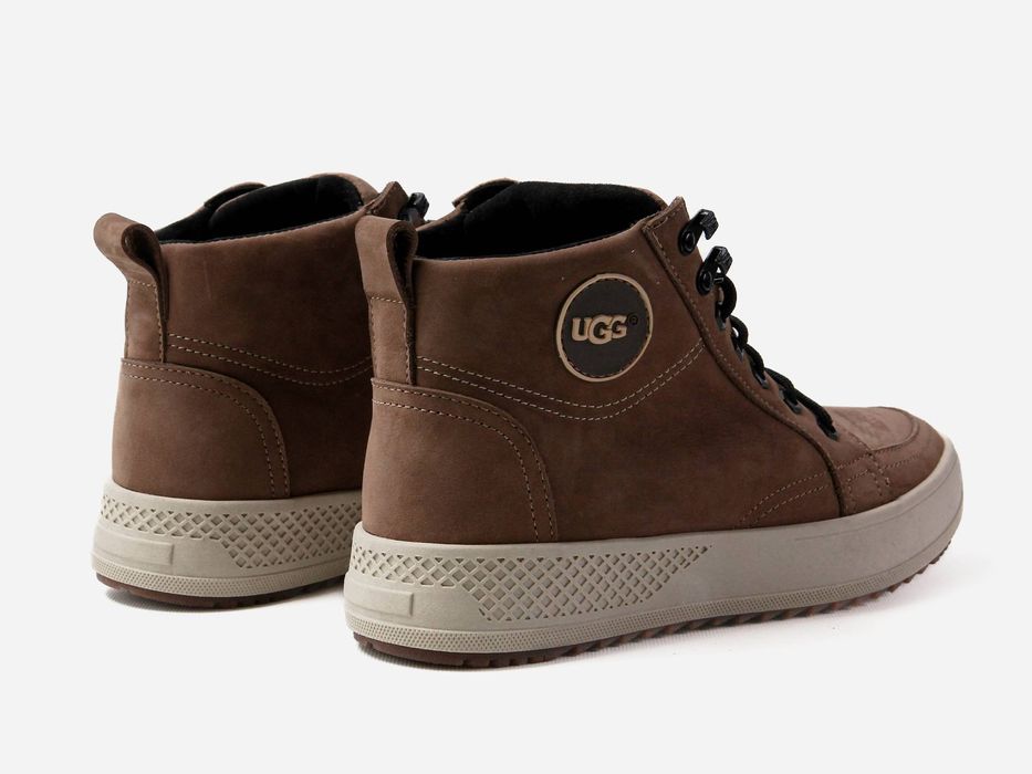 Мужские зимние ботинки UGG натуральная кожа мех
