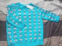 Piękna błękitna bluzka damska firmy Megi