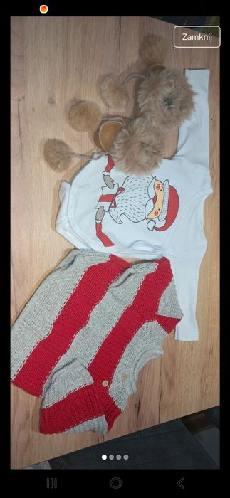 Body mikolaj sweterek buciki