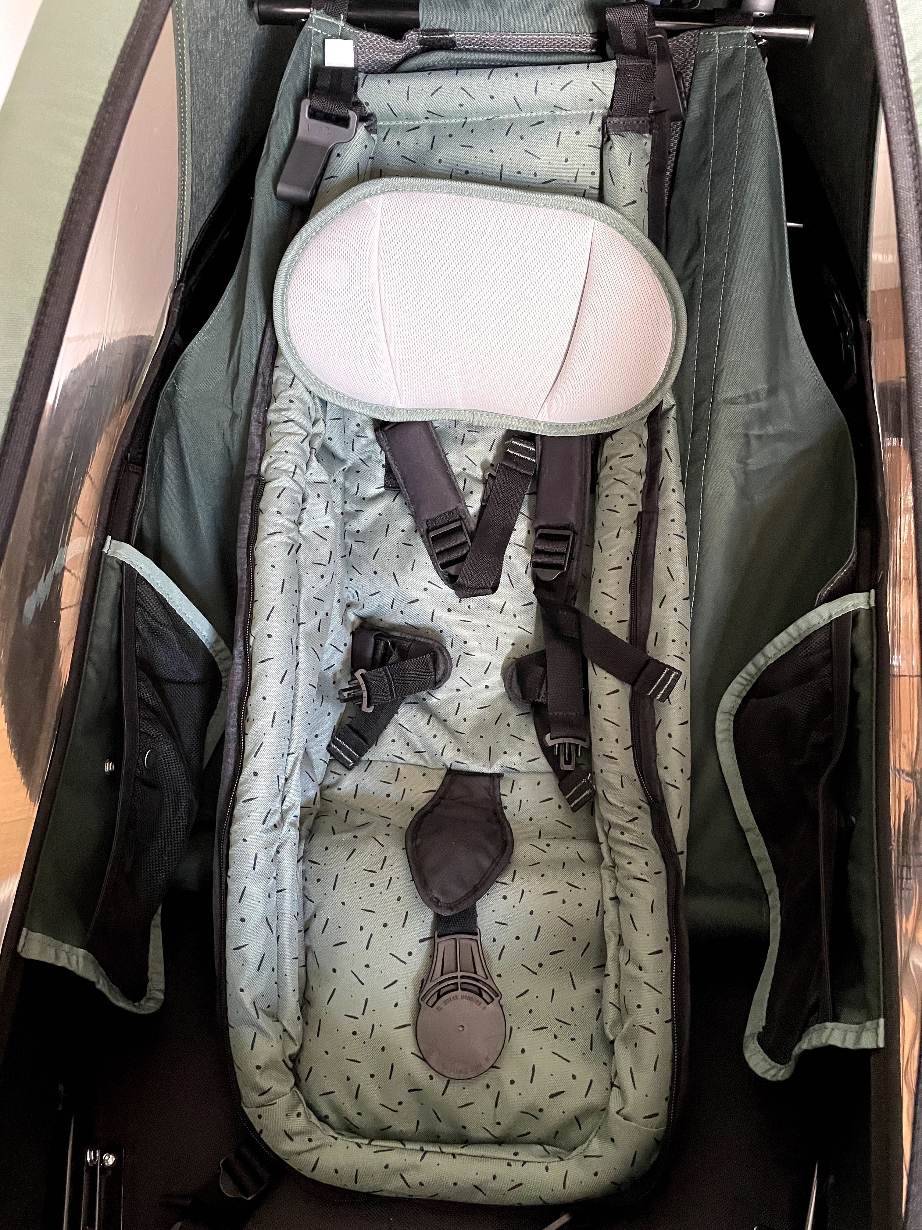 HAMAK DLA NIEMOWLĄT Croozer - Jungle Green + Black. -  NOWY
