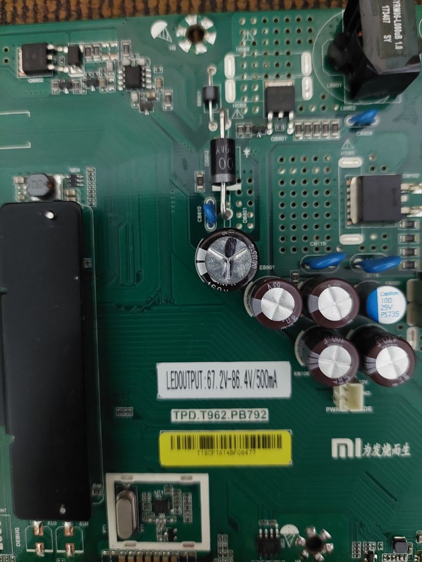 Xiaomi Mi TV 4A L43M5-AZ Mainboard TPD.T962.PC792