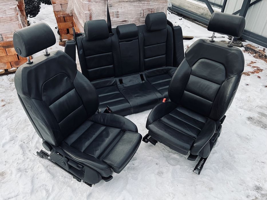 Салон Audi A6 C6 S-Line Чорна Шкіра Седан Рекаро Сидіння Карти