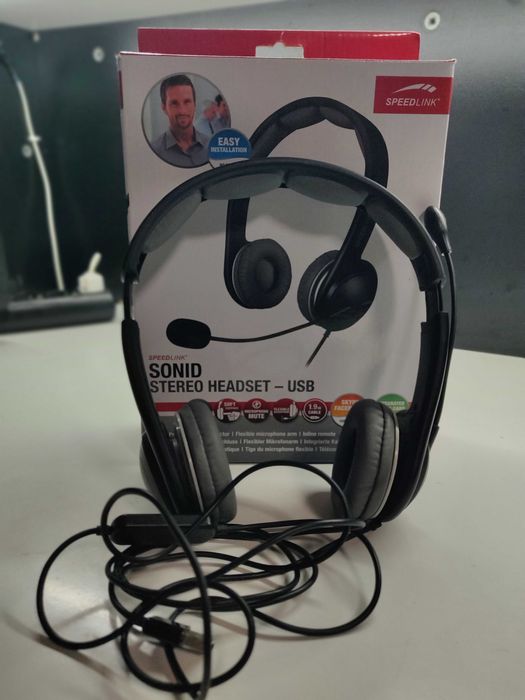 Навушники Sven, Logitech, Philips – з мікрофоном, гарний стан