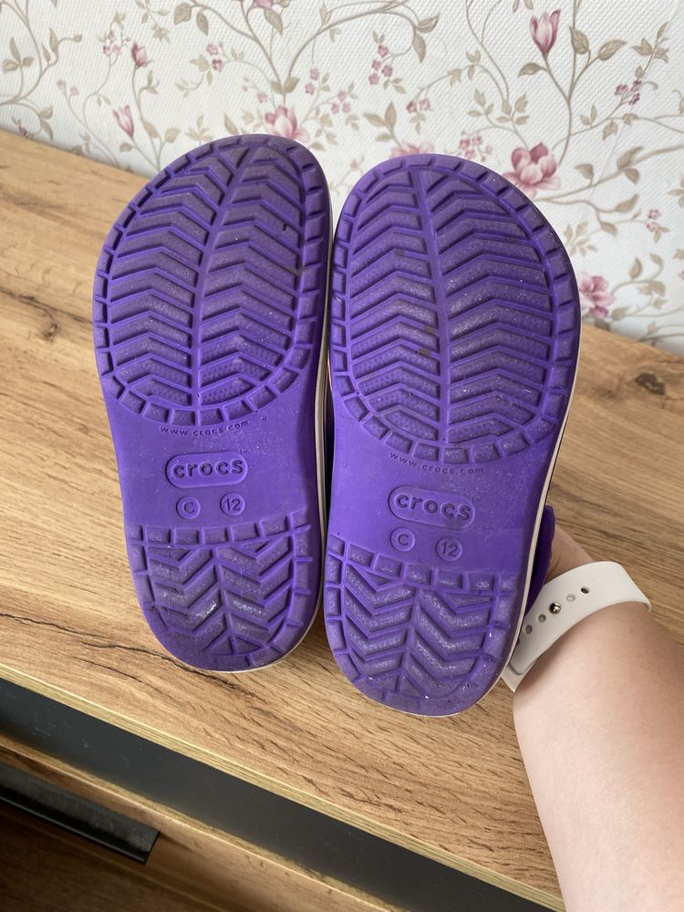 Сабо Крокси для дівчинки Crocs C12