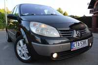 Renault Scenic PIĘKNY_CZarny ZERO Rdzy_1.6 Benz+GAZ Sekwencja_KLIMA_Stan WZÓR_Zobacz