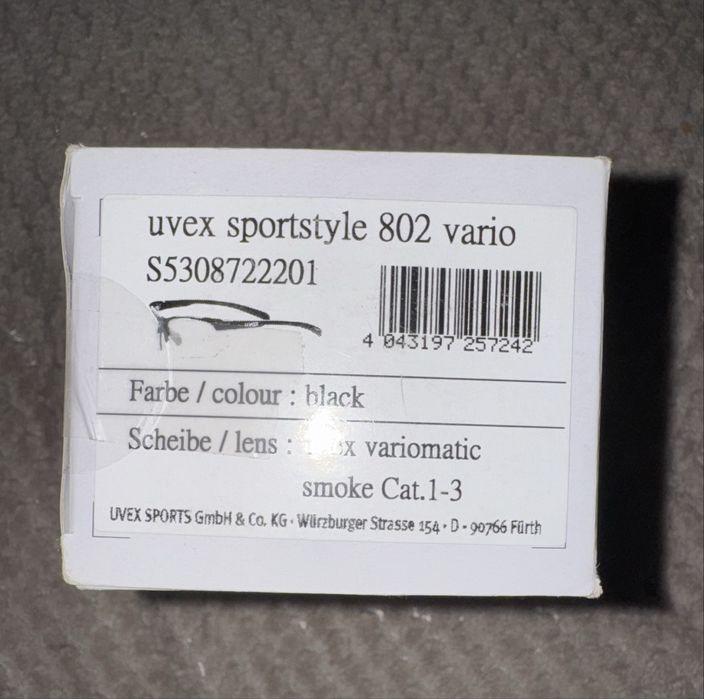 Okulary Uvex Sportstyle 802 vario nowe