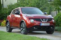 Nissan Juke 1.6 benzyna • 118tys km • Navi, Kamera, Grzane Fotele • 8 kół