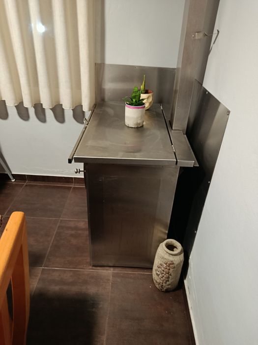 Fogão de lenha em inox