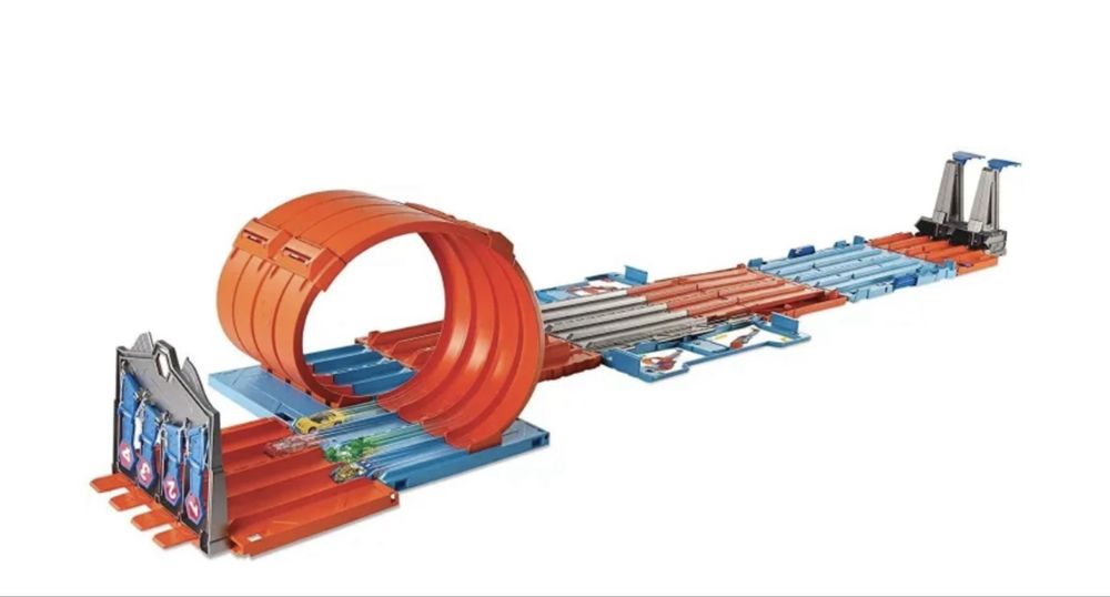 Трек Hot Wheels Трюки и Гонки Коробка Track System Builder FTH77