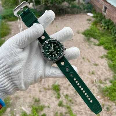 NOWY Steeldive SD1975 Green – Diver 300M – Tuna Homage + 2 paski
