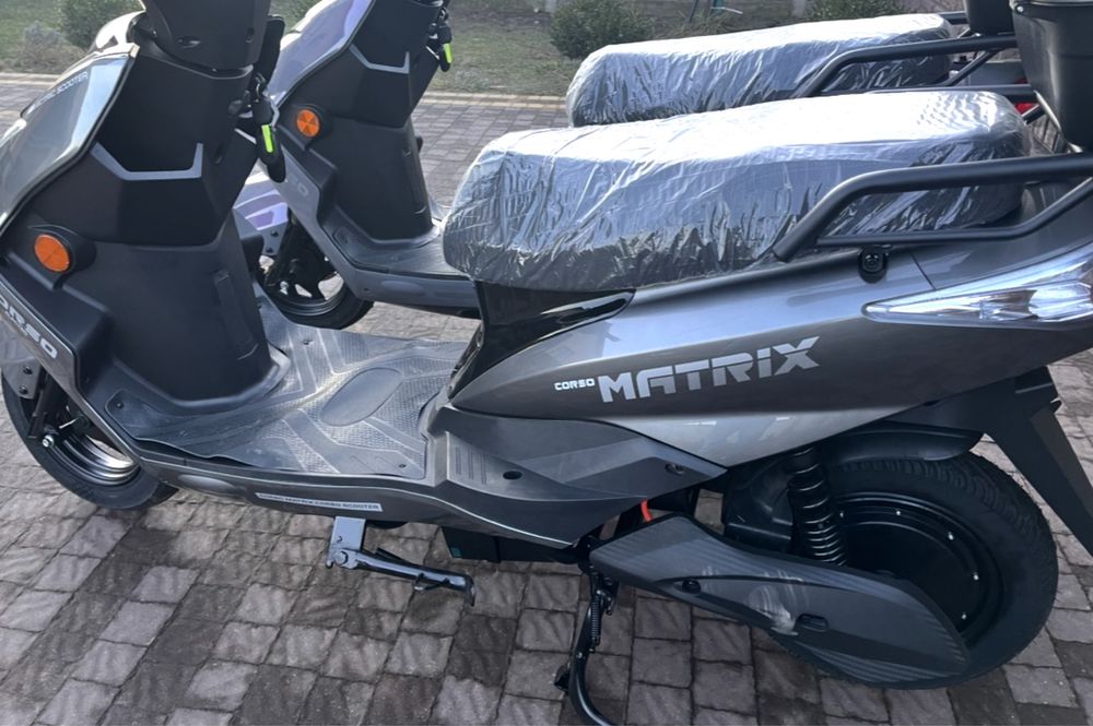 ‼️Доставка безкоштовна.‼️Електроскутер.Corso Matrix1200в72/25а
