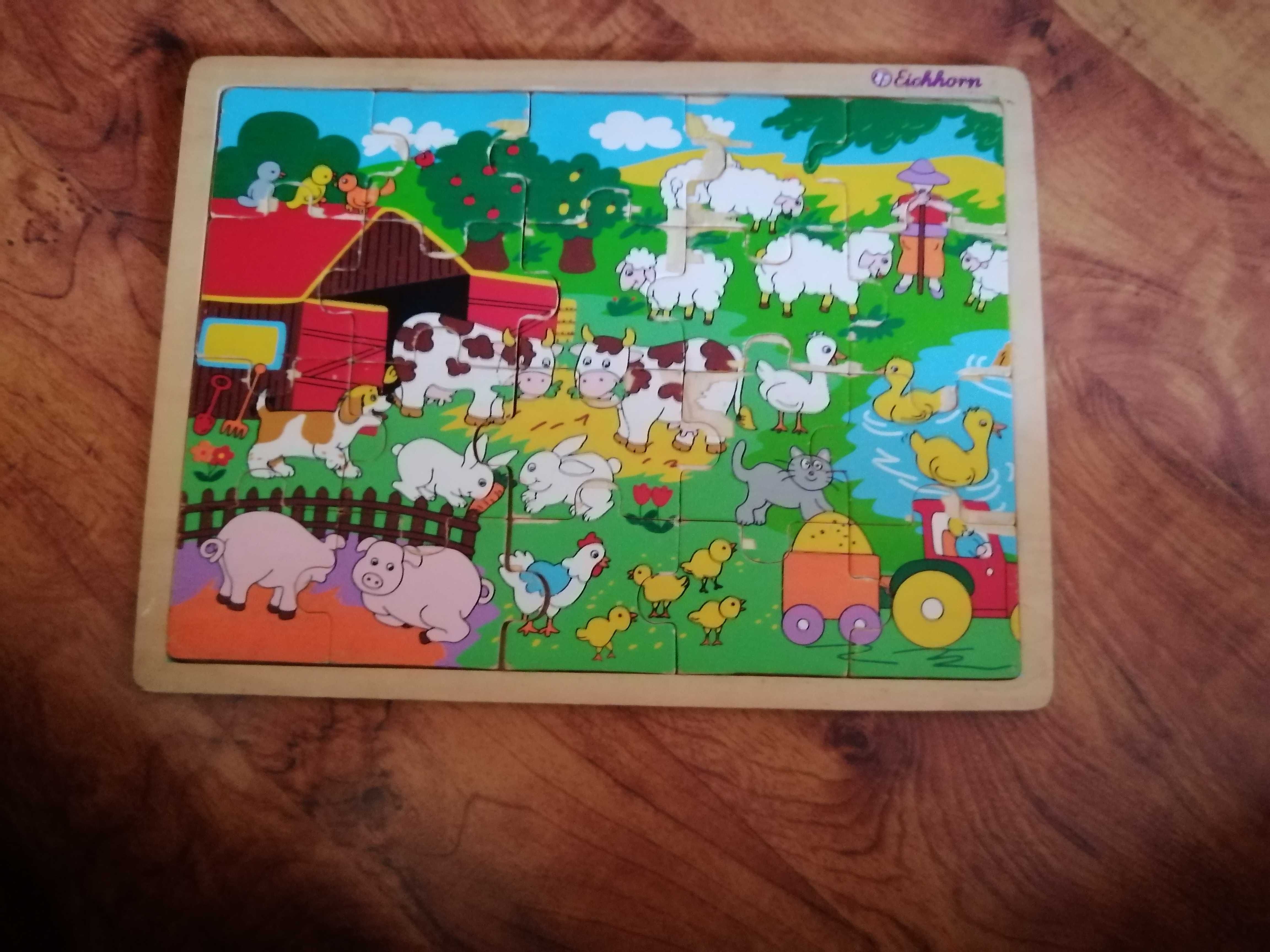 puzzle drewniane