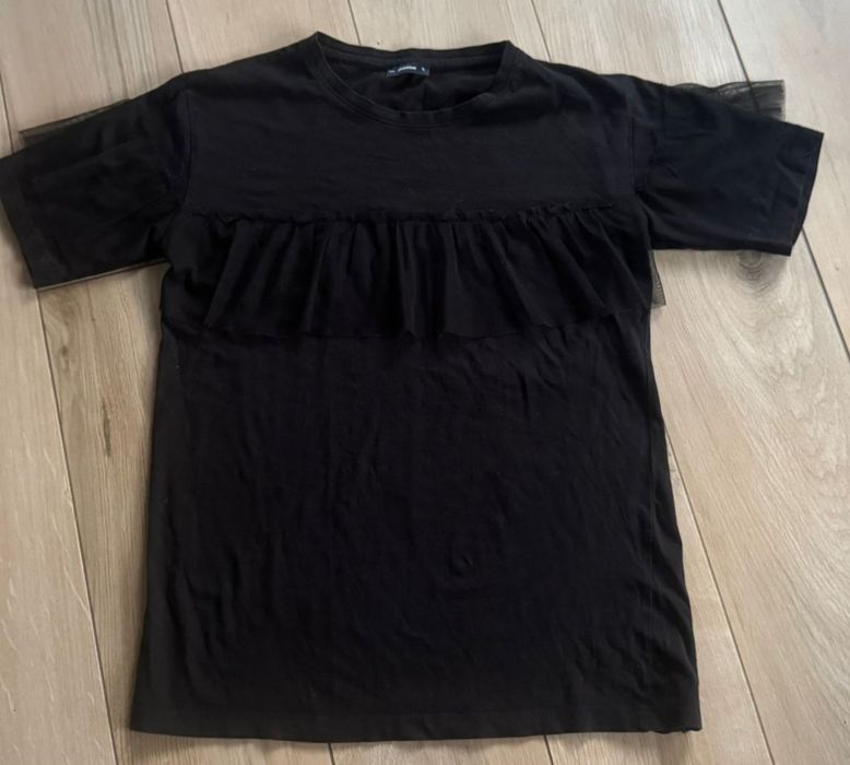 Czarna bluzka z baskinką Medicine s stan bdb
