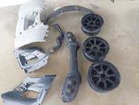 Tgb blade 525 550 plastik błotnik felga mechanizm krzyżak pompa oś wah