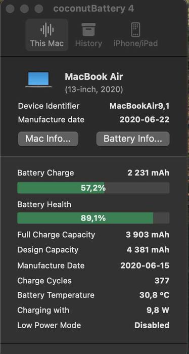 MacBook Air 2020 (A2179) • i3 • 8/256 • ІДЕАЛ • Європа ! Ціну знижено!