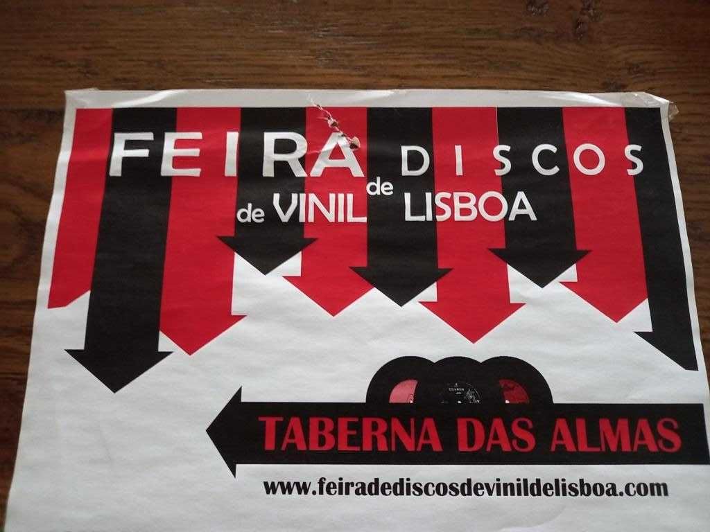 Poster/Cartaz ”Feira de Discos de Vinil de Lisboa”