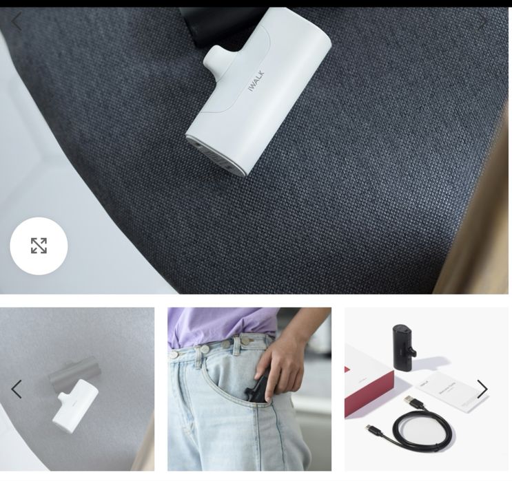 Powerbank iWALK 4800 mAh Ultra-kompaktowy Biały