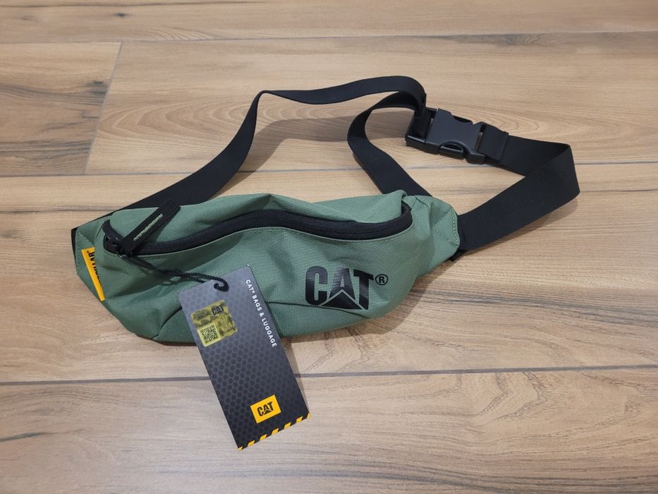 Saszetka nerka zielona CAT nowa