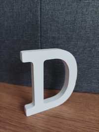 Drewniana ozdoba litera d