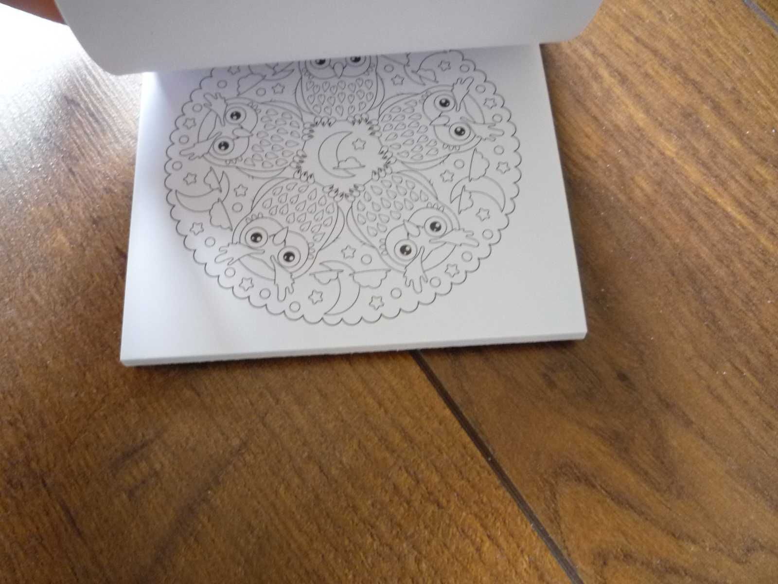 Mini Kolorowanka 10x10cm antystresowa Mandale