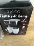 Ekspres przelewowy RICCO z dwoma filiżankami