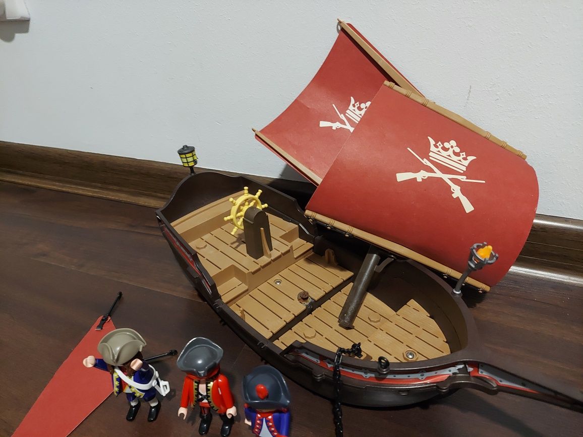 Playmobil 6681 Pirates Statek piracki, kompania angielska, żołnierze