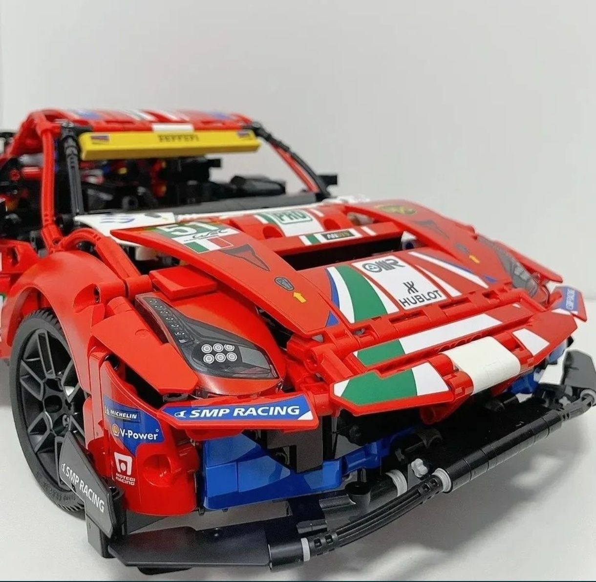 Ferrari 488 Pista klocki technic model