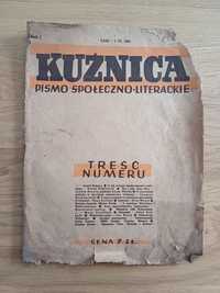 Kuźnica pismo społeczno-literacki Łódź 1.IV.1945 rok numer 1