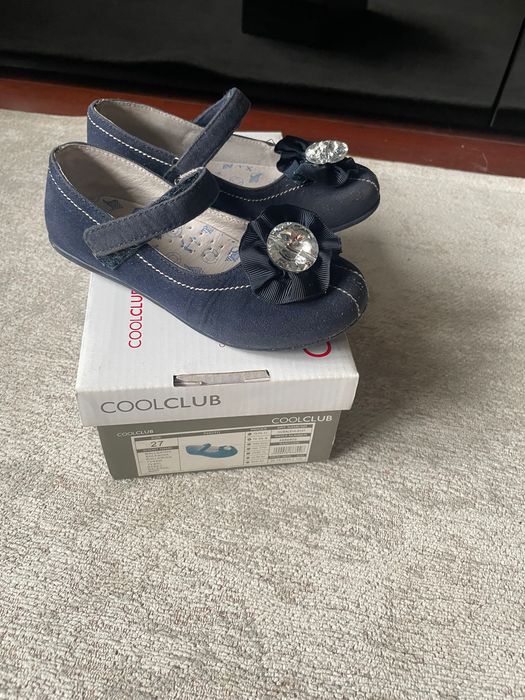 Buty balerinki dla dziewczynki granatowe roz. 27 Cool Club.