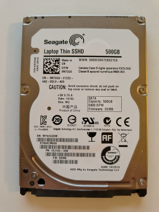 Dysk Twardy HDD Seagate 500 GB BDB