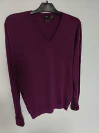 H&M sweter męski merino wool t. M