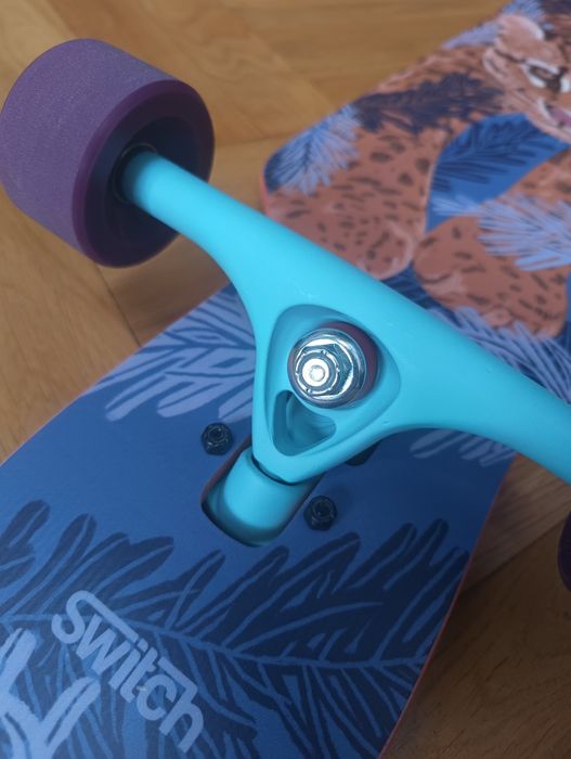 Nowa deskorolka Longboard Switch Twin V2 ocelot