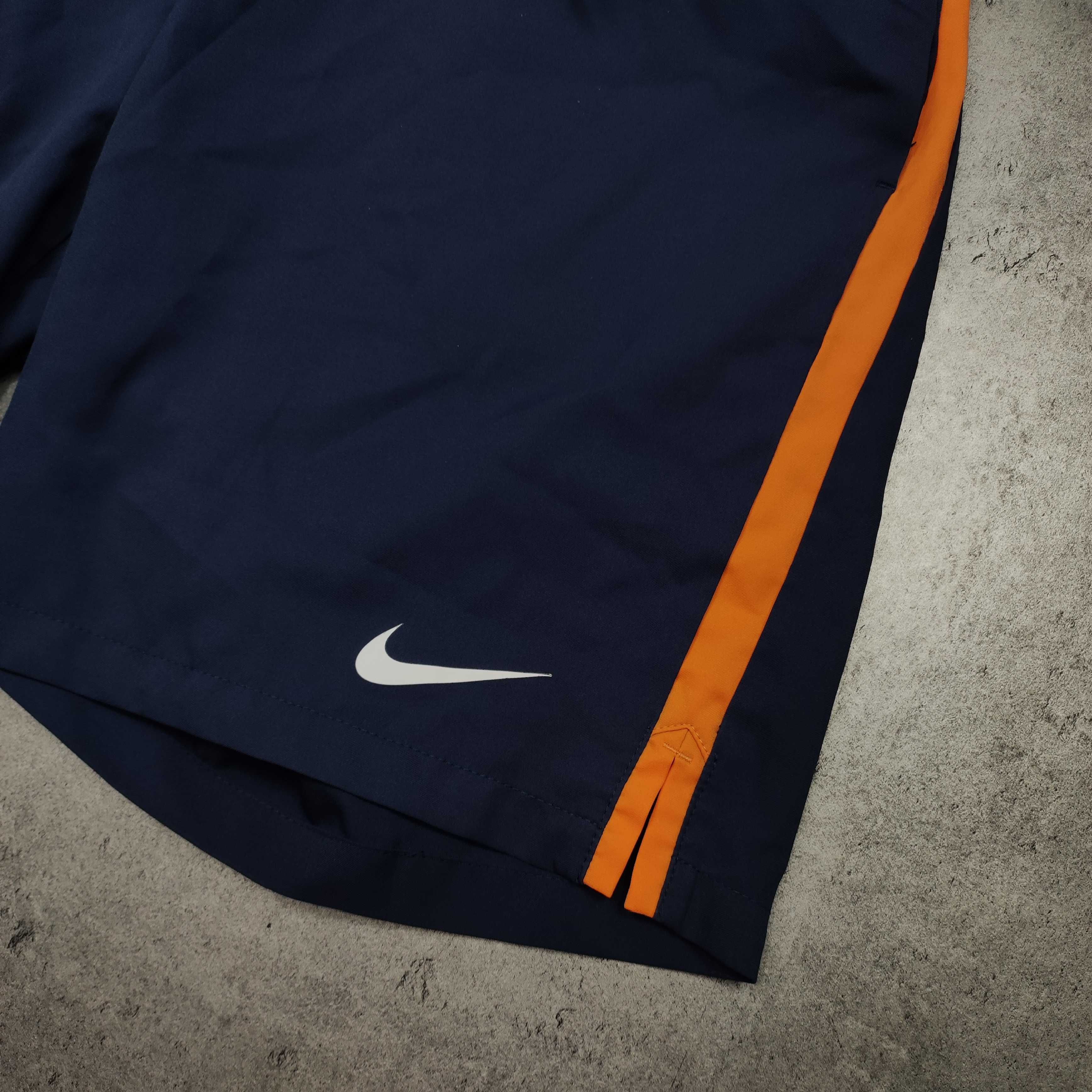 MĘSKIE Spodenki Krótkie Sportowe Sport Nike Dri-Fit Granatowe Logo
