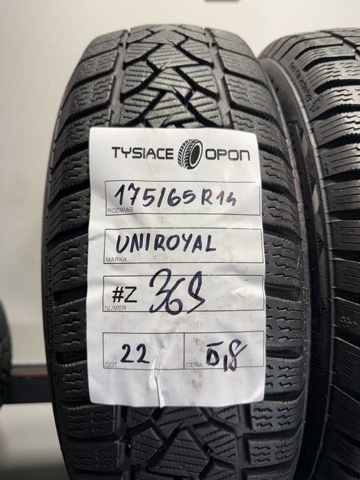 Opony Zimowe 175/65/14 Uniroyal WinterExpert Komplet #Z369