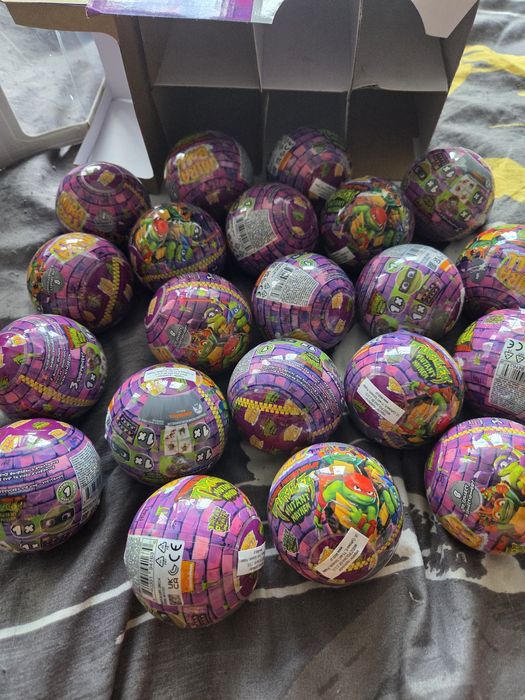 4 x kule miraball żółwie ninja nowe