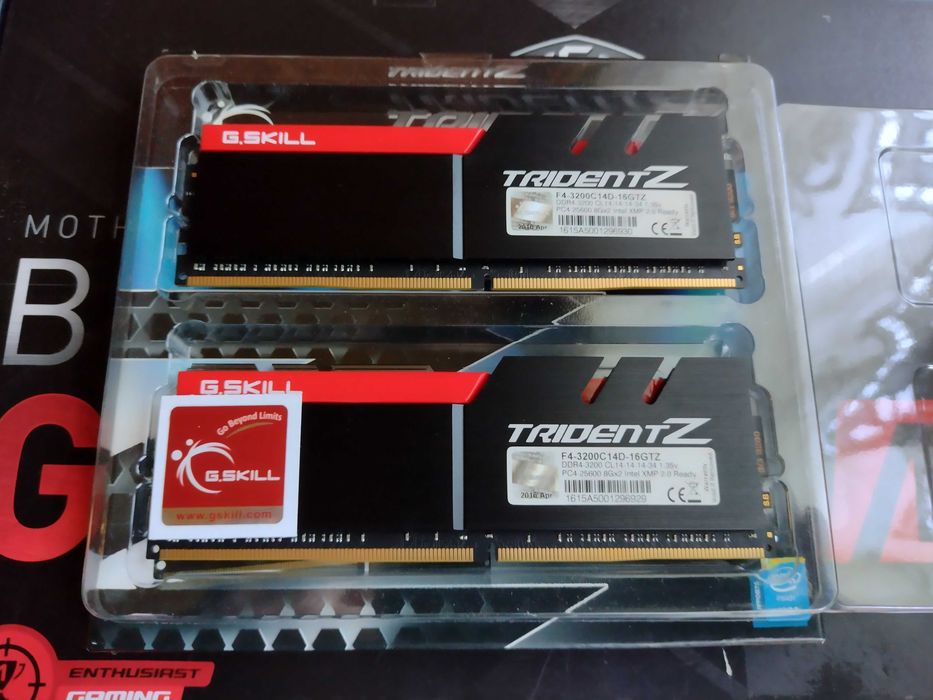 Pamięć G.Skill Trident Z 16GB(2x8GB) DDR4 3200MHz CL14 B-DIE Samsung