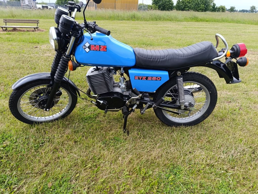 MZ ETZ 250 zarejestrowana po renowacji