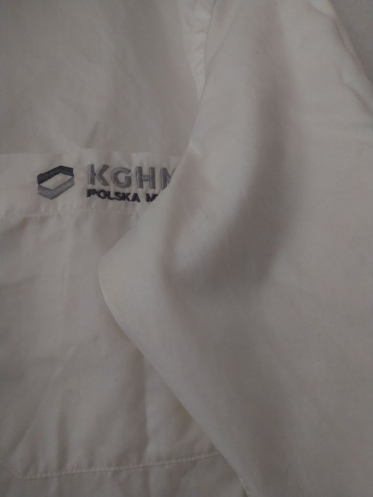 Koszula biala KGHM