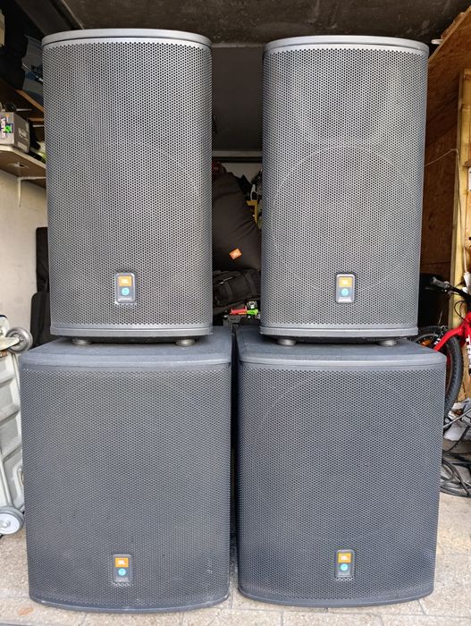 Zestaw kolumny aktywne JBL PRX 515 i PRX518S