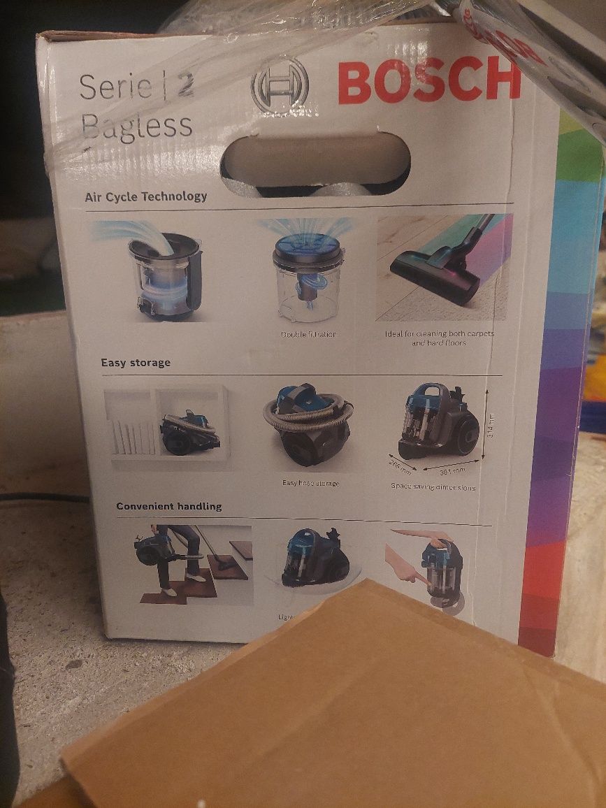 Aspirador bosch serie 2 bagless