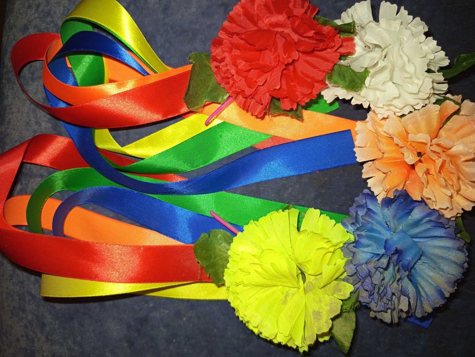 Венок самодельный на праздник