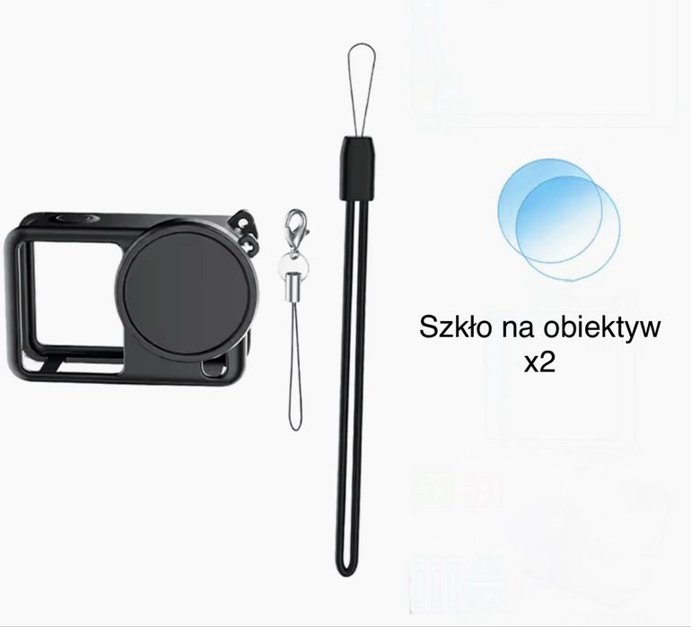 Etui do DJI Osmo Action 6 + 2x szkło na obiektyw