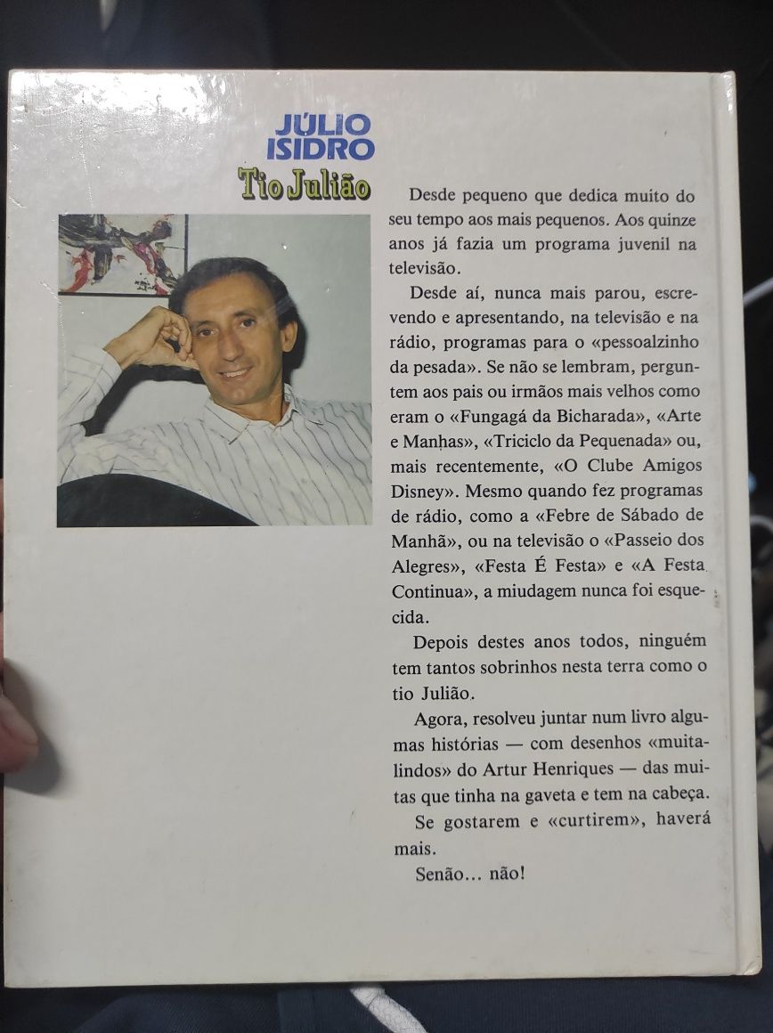 Livro "Histórias do Tio Julião"