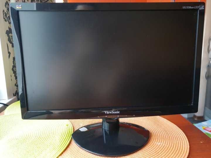 Монитор 19" Viewsonic VA1938wa-LED + шнуры