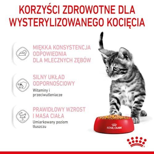 Karma w galaretce dla kociąt po sterylizacji, kastracji RoyalCanin 85g